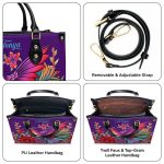 Humming Bird - Personalized Leather Handbag - Stb141