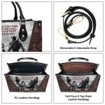 I Always Will - Personalized Leather Handbag Stb157