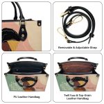 Soft Hearted Strong Minded - Personalized Leather Handbag Stb96