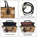 You Matter You Are Loved - Personalized Leather Hand Bag Stb97