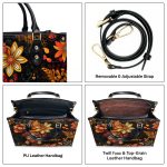 Radiant Roots - Personalized Leather Handbag Sb103