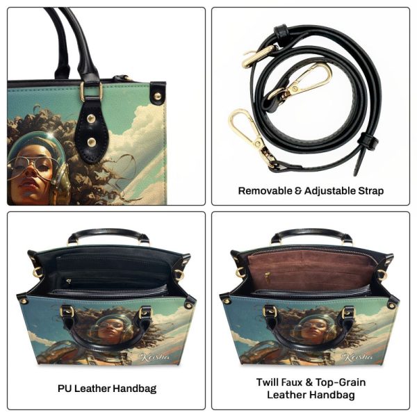 Afrofuturism - Personalized Leather Handbag Sb112