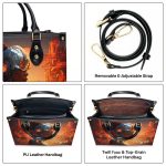 Afrofuturism03 - Personalized Leather Handbag Sb116