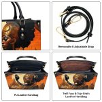 Afrofuturism08 - Personalized Leather Handbag Sb118