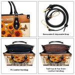 Today I Choose - Personalized Leather Handbag Stb23