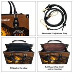 A Child Of God - Personalized Leather Handbag Stb27