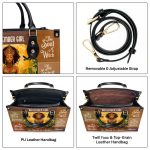 The Soul Of Witch - Personalized Leather Handbag Stb73