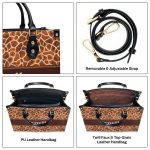 African Animal - Personalized Leather Handbag Mb86