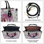 Collect Memories Not Things - Personalized Leather Hand Bag Sblhbt76