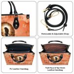 Just A Girl Who Loves Books - Personalized Leather Handbag Stb179