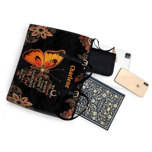 Way Maker - Personalized Leather Totebag