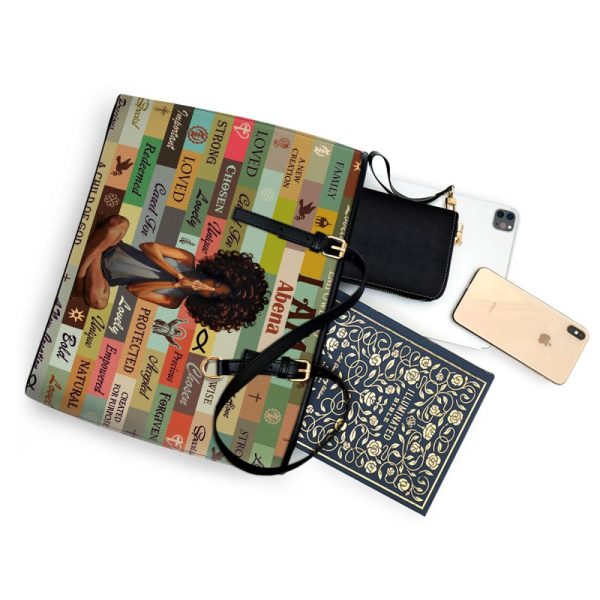 I Am Chosen - Personalized Leather Totebag