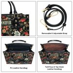 Cultive Votre Singularite - Personalized Leather Hand Bag Sblhbt64
