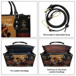 Anatomy Of A Mom - Personalized Leather Handbag Mb63A
