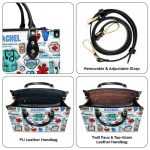 Nurse Life - Personalized Leather Handbag Sbn10