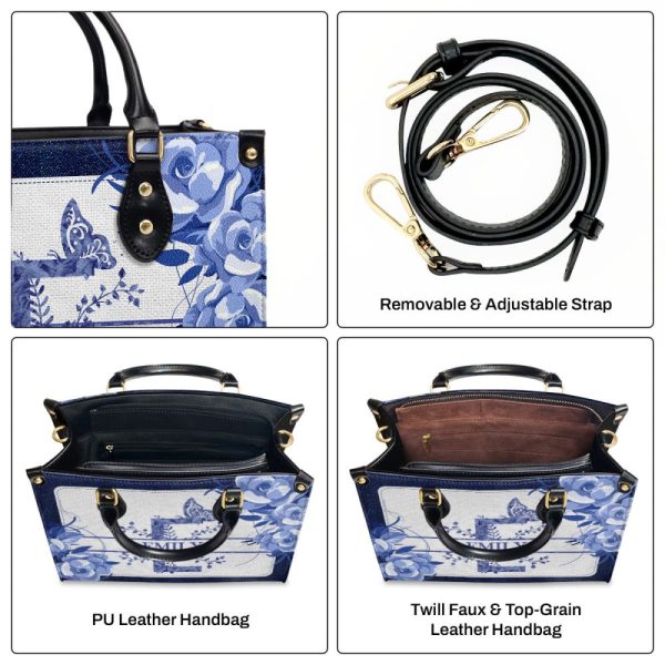 Initial Letter - Personalized Leather Handbag Sb97