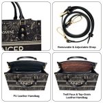 Zodiac Signs - Personalized Leather Handbag Stb217