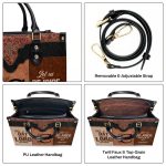 This Is The Day - Personalized Leather Handbag Sblhblm1522L