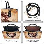 I Am The Storm - Personalized Leather Handbag Stb178