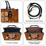 She Is Strong - Personalized Leather Handbag Stb180