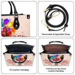 The Love Between Mother And Daughter Is Forever - Personalized Leather Handbag Stb188A