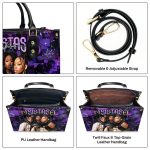 Sistas Forever - Personalized Leather Handbag Sblhbnum886L