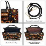 Dopest Black Nana/Grandma - Personalized Leather Handbag Mb64C