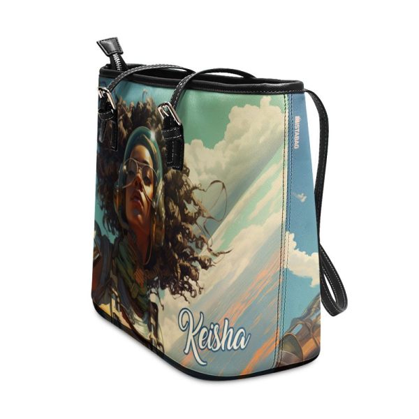 Afrofuturism - Personalized Leather Totebag