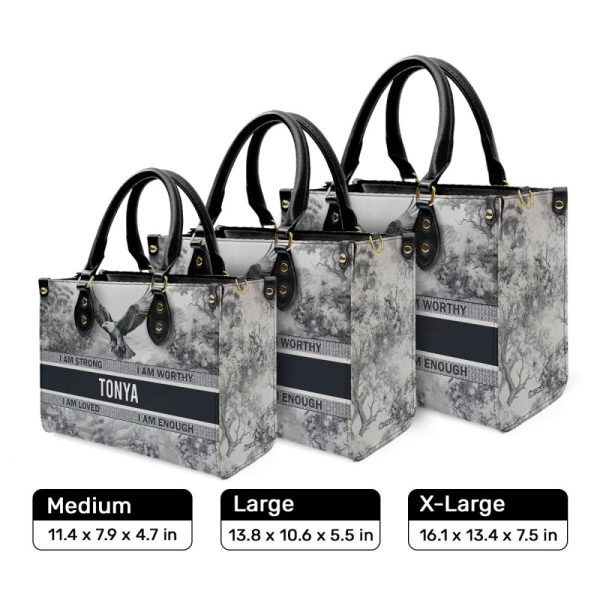 Eagle - Four Seasons - Personalized Leather Handbag Stb123