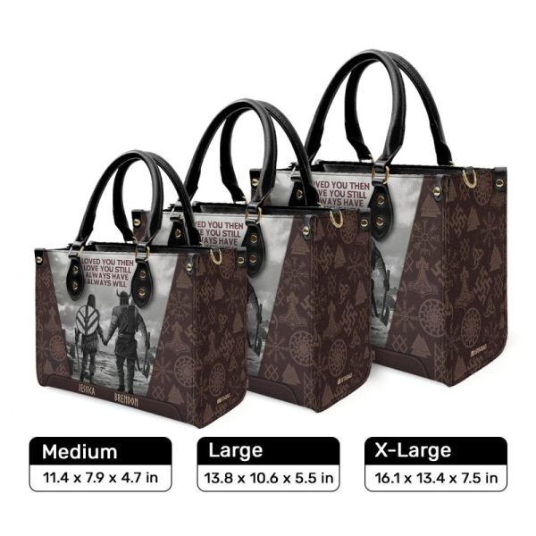 I Always Will - Personalized Leather Handbag Stb157