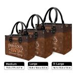 Being Fabulous - Personalized Leather Handbag Stb59