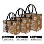 You Matter You Are Loved - Personalized Leather Hand Bag Stb97