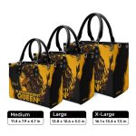 Blacknificient Queen - Personalized Leather Handbag Stb11A