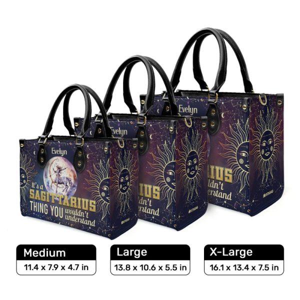 It Is A Thing You Wouldn'T Understand - Personalized Leather Handbag Sbt35
