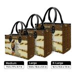 She Is Mom - Personalized Leather Handbag Sbhn01