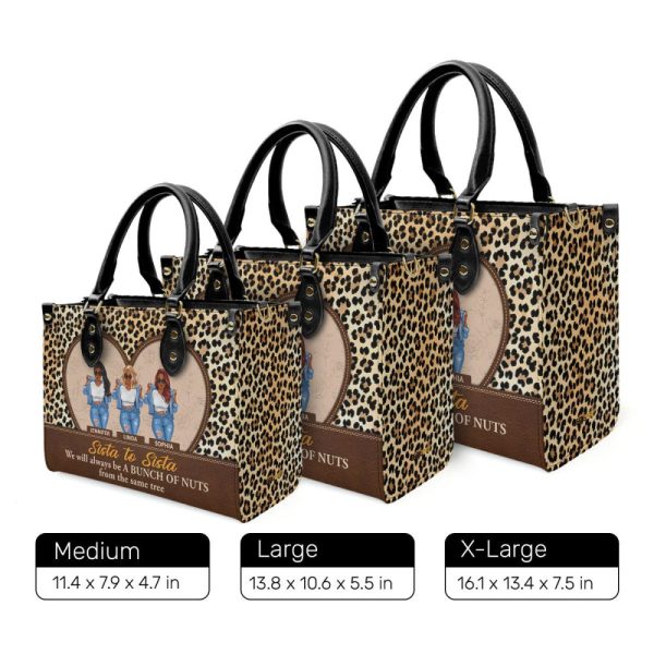 Sista To Sista - Personalized Leather Handbag Sblhblt2316T