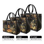 Don'T Be A Lady Be A Legend - Personalized Leather Handbag Sblhbltu2777Ta