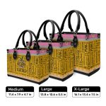 Teacher Apple - Personalized Leather Handbag Sblhbltn997M