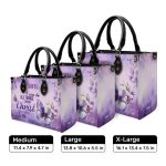 I Can Do All Things Through Christ Who Strengthens Me - Personalized Leather Handbag Sblhbtn01