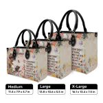 She Is Beautiful - Personalized Leather Handbag