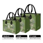 And She Lived Happily Ever After - Personalized Leather Handbag Sblhbt78