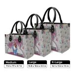 Collect Memories Not Things - Personalized Leather Hand Bag Sblhbt76