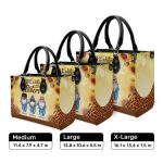 Life Is Better With Sisters - Personalized Leather Handbag Stb01