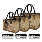 Just A Girl Who Loves Books - Personalized Leather Handbag Sblhbltn766