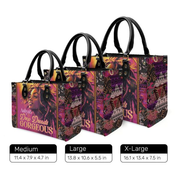 Drop Dreads Gorgeous - Personalized Leather Handbag