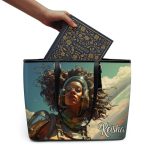 Afrofuturism - Personalized Leather Totebag