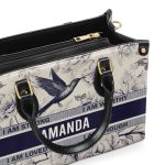 Humming Bird - Four Seasons - Personalized Leather Handbag Stb121