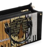 God Says I Am - Personalized Leather Handbag Stb148
