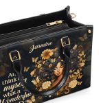 I Think To Myself What A Wonderful World - Personalized Leather Handbag Stb20
