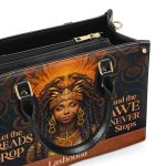 Let The Dreads Drop - Personalized Leather Handbag Stb40